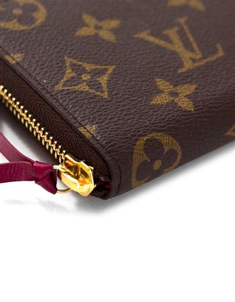 louis vuitton clemence wallet monogram fuchsia|Clemence Wallet in Monogram, Colored Leather Zip .